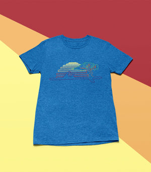 Sunset Surf Blue